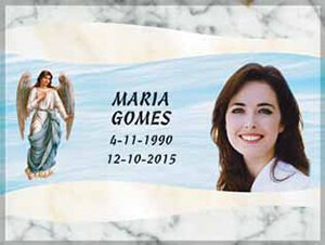 Lápida Fotocerámica de catálogo 1912