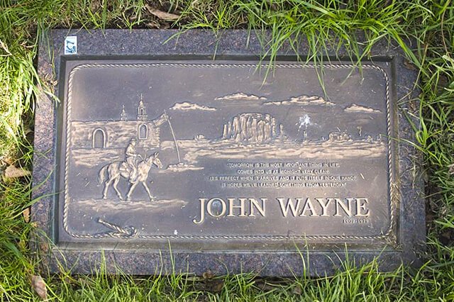 Lápida de John Wayne