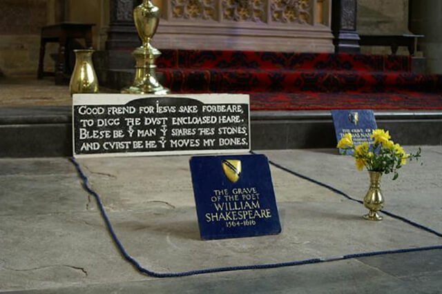 Lápida de William Shakespeare